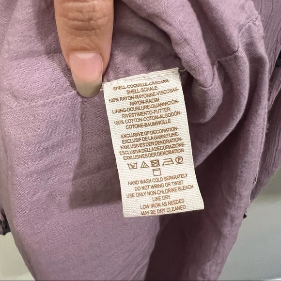 Free People Embroidered Austin Mini Dress long sleeve floral boho - Picture 9 of 15